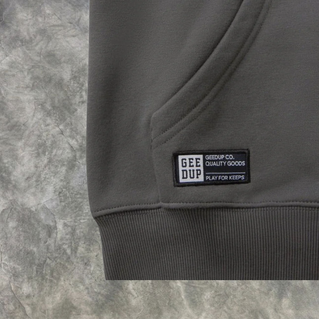 Elvare Club® Gray/White Hoodie