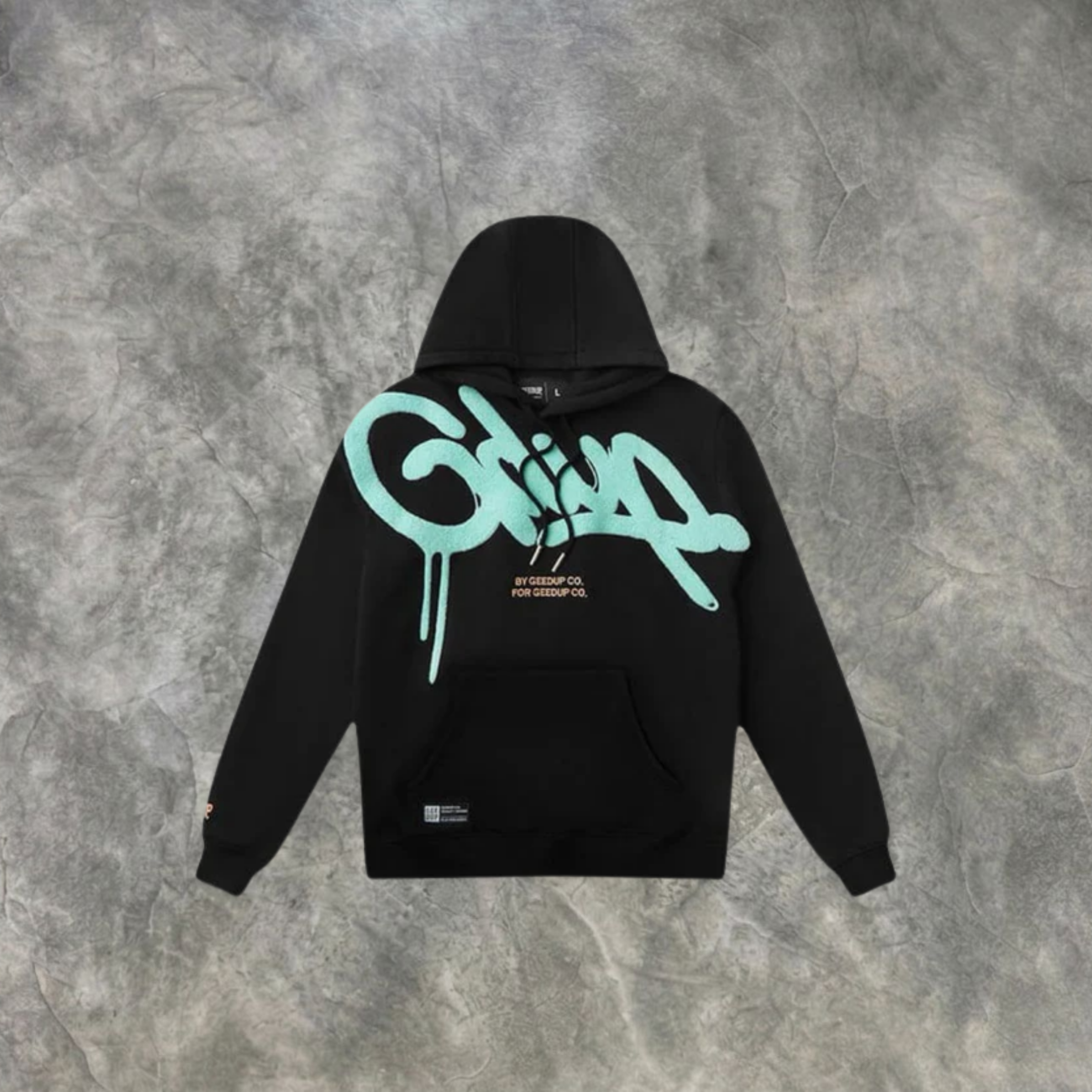 Elvare Club®Black/LightGreen Hoodie