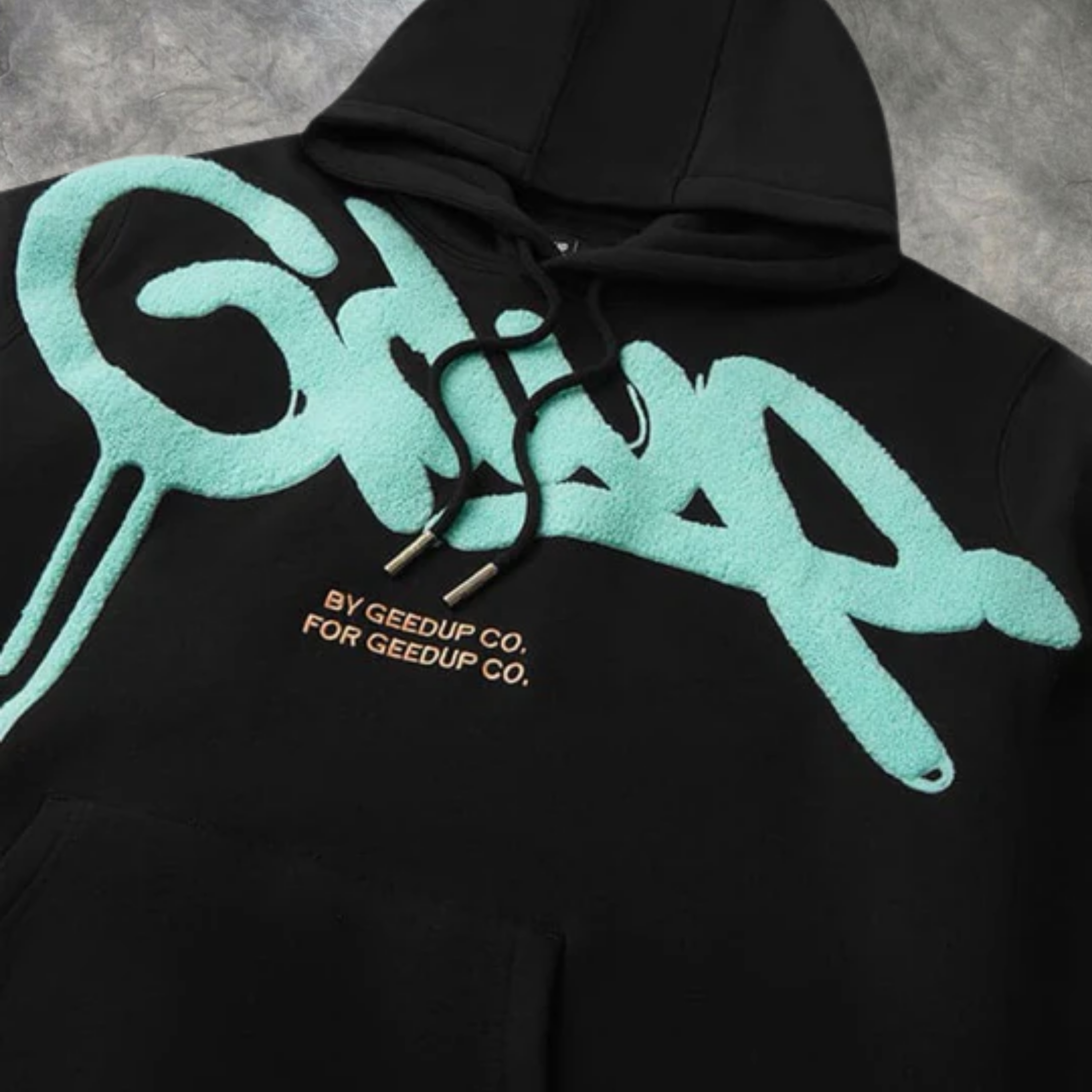 Elvare Club®Black/LightGreen Hoodie
