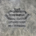 Snow Washed Striped Boxy T-Shirt
