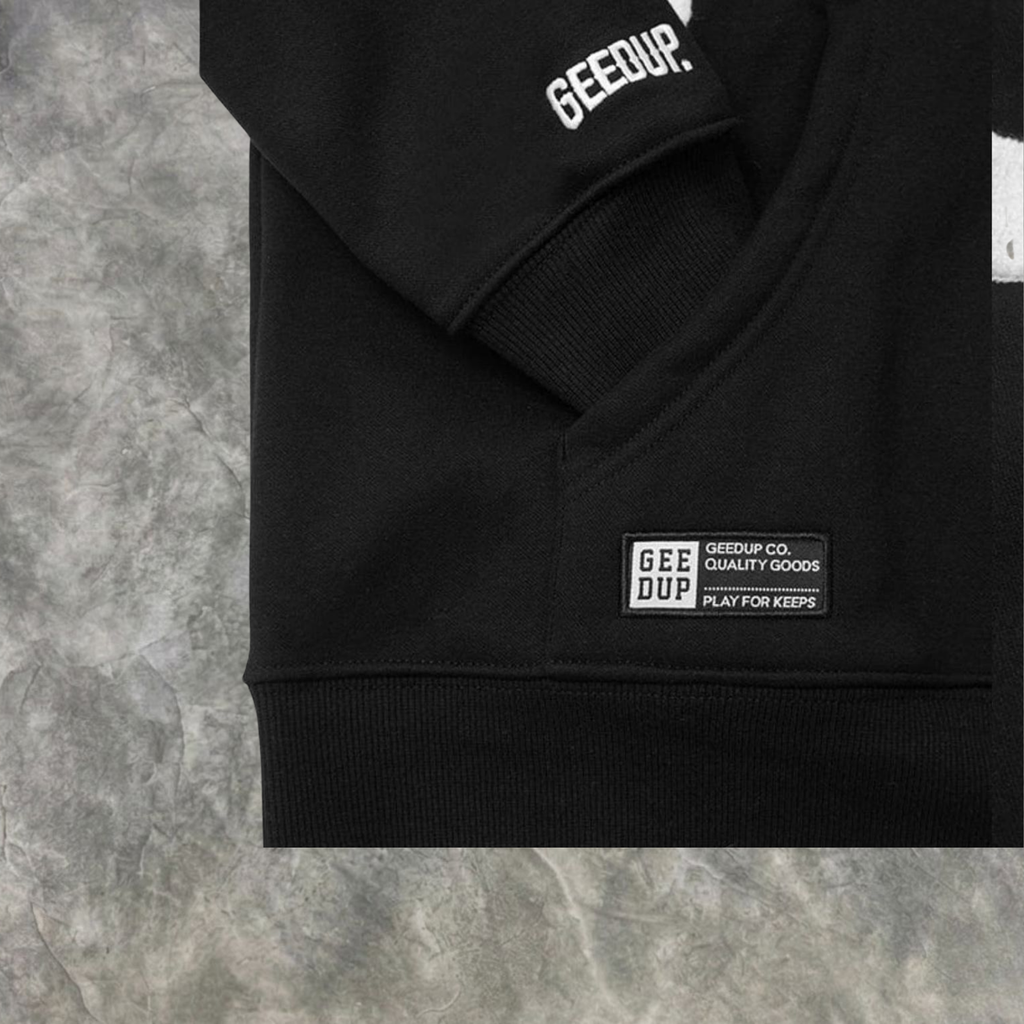 Elvare Club® Black/White Hoodie