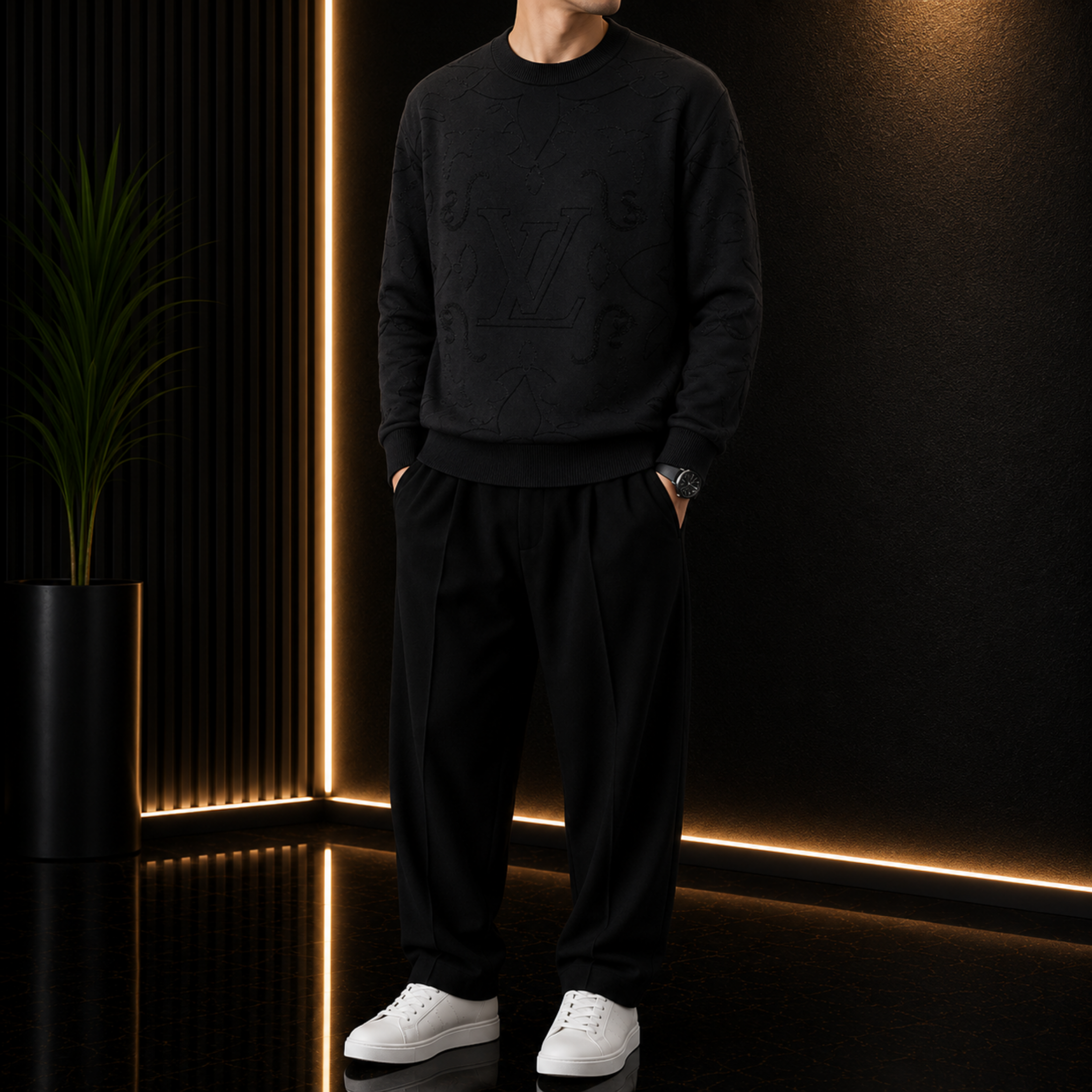 Elvare Club® Black Sweater