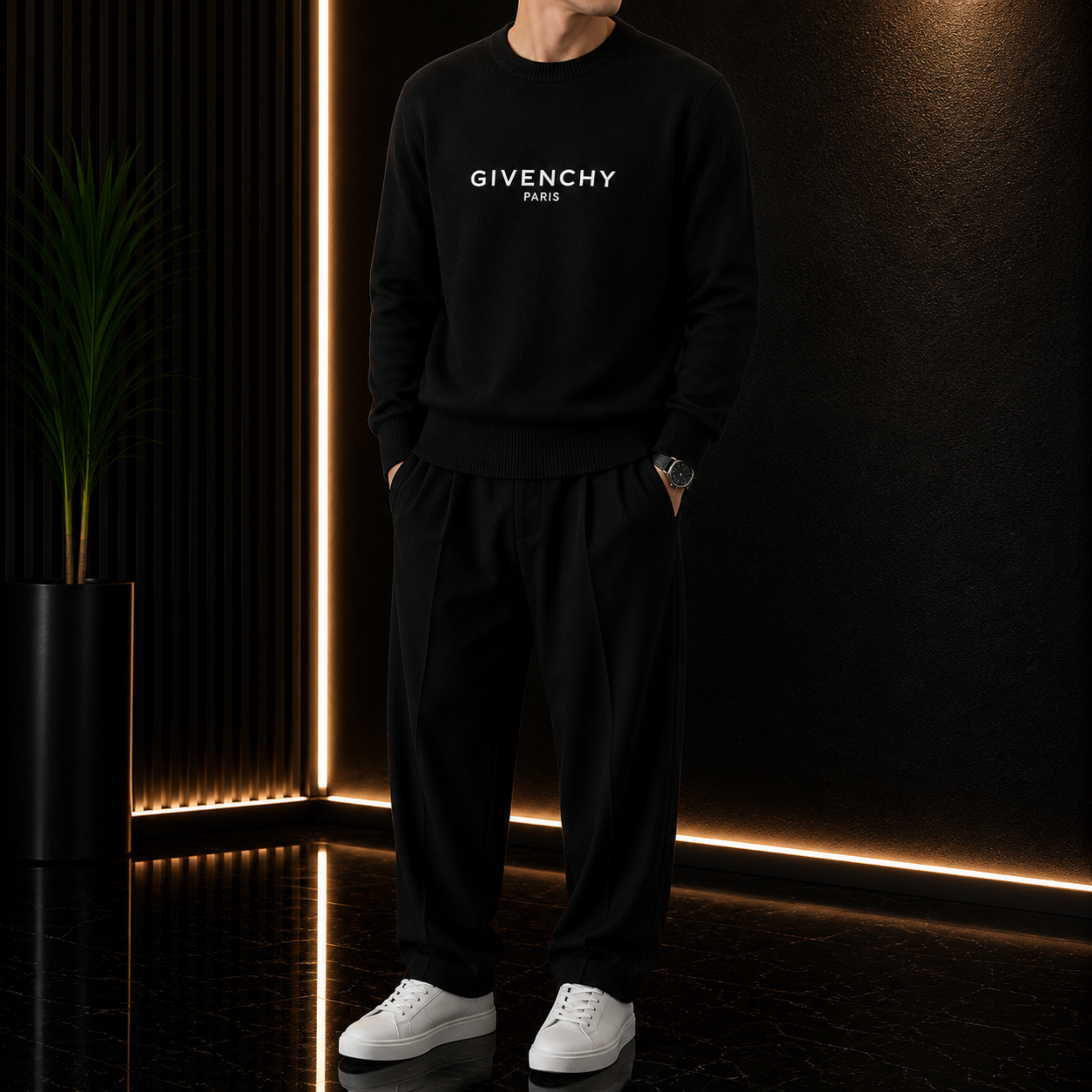 Elvare Club® Black Sweater