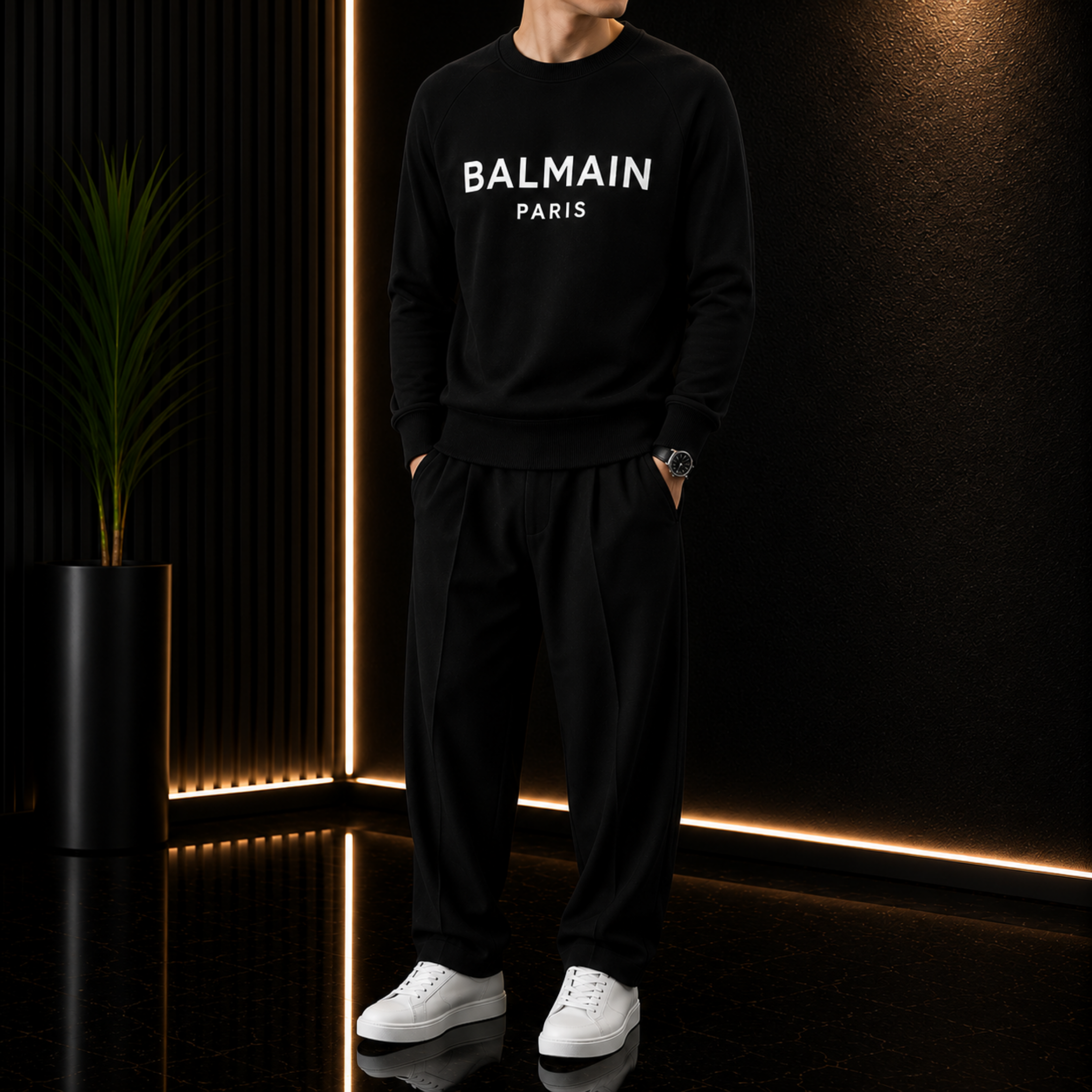Elvare Club® Black Sweater