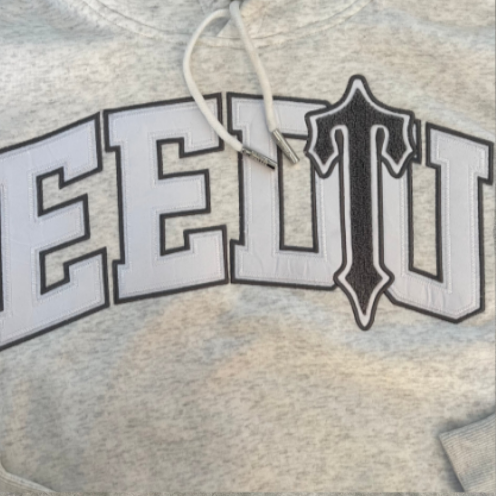 Elvare Club® Gray/White Hoodie