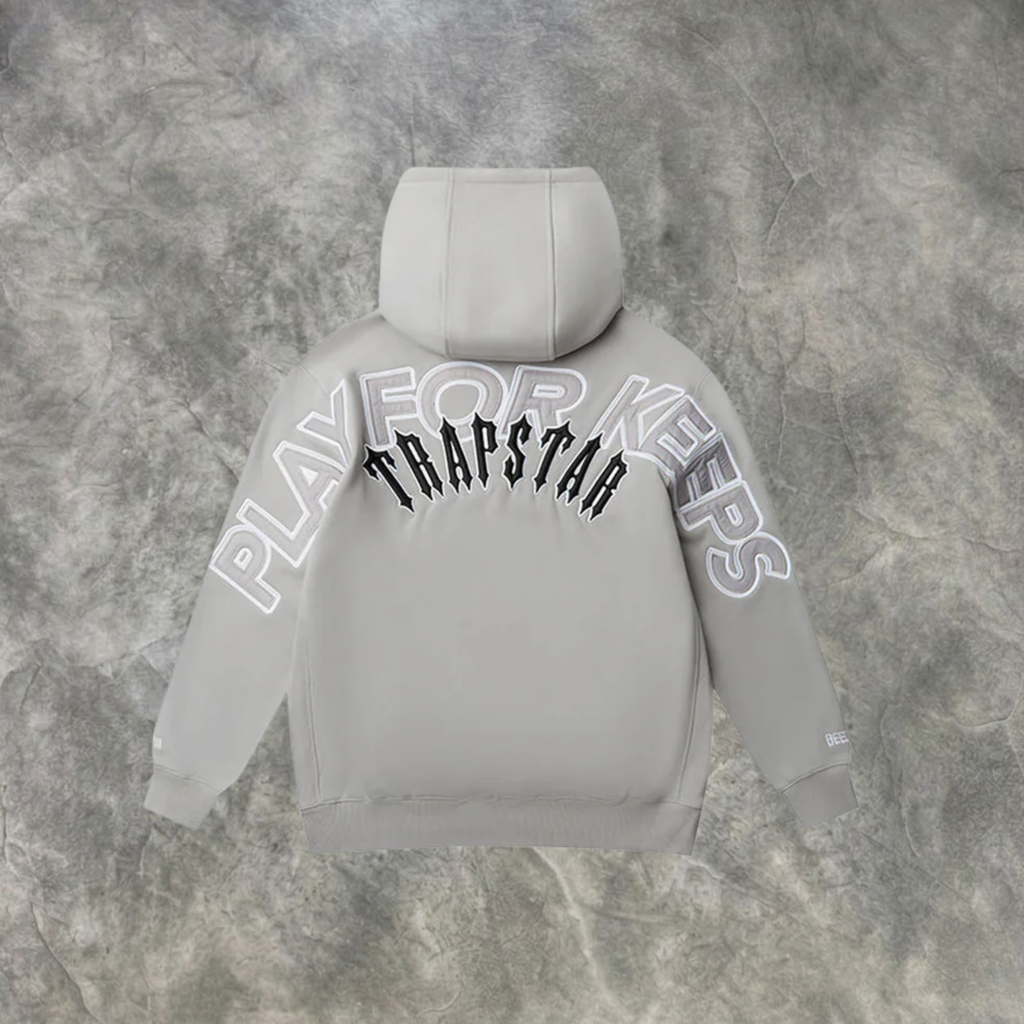 Elvare Club®Gray/White Hoodie