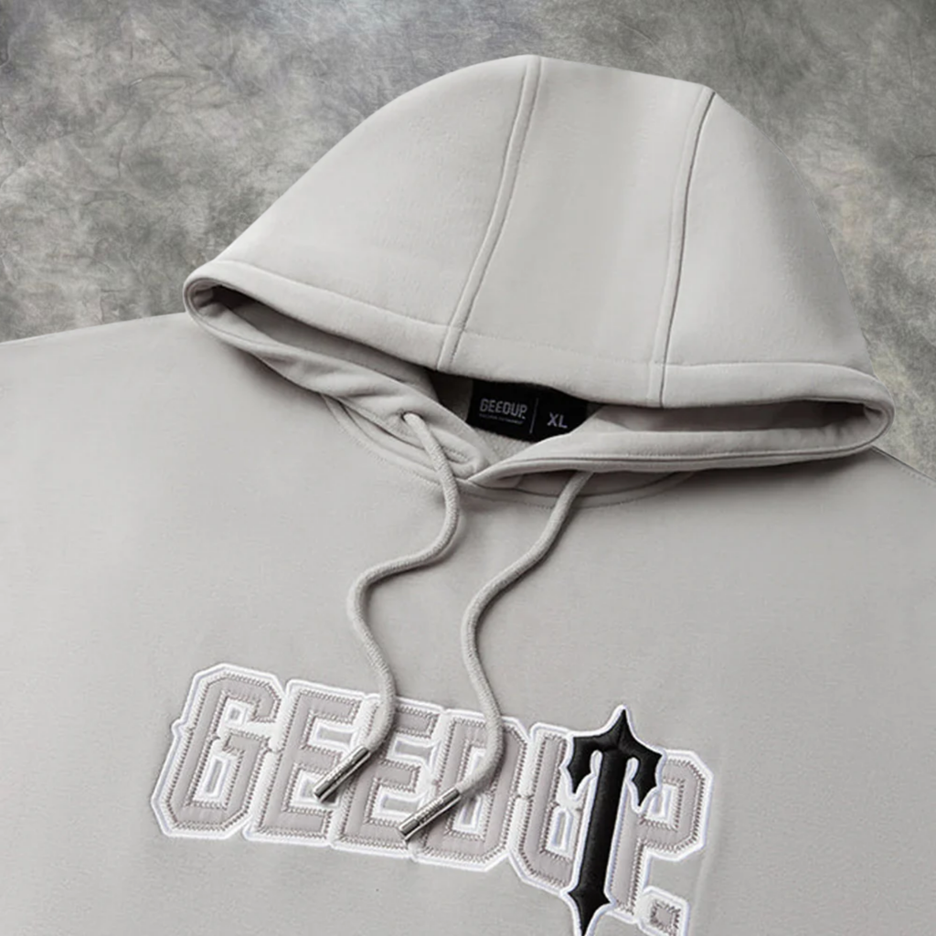 Elvare Club®Gray/White Hoodie