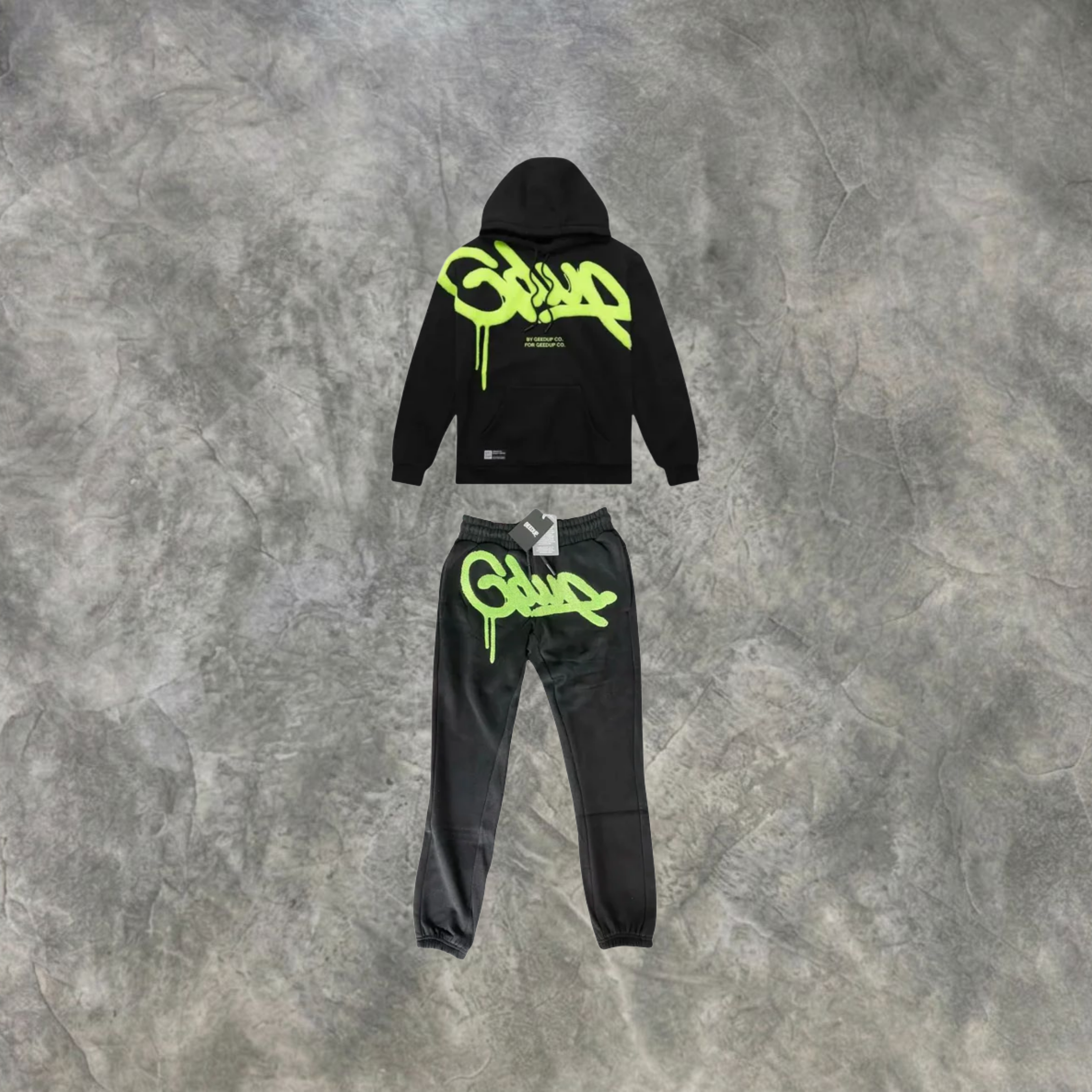 Elvare Club® Black/Green Tracksuit
