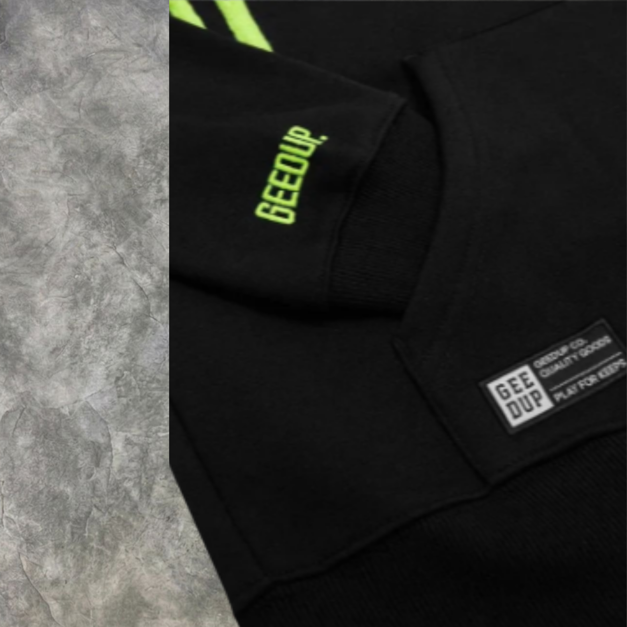 Elvare Club®Black/Green Hoodie