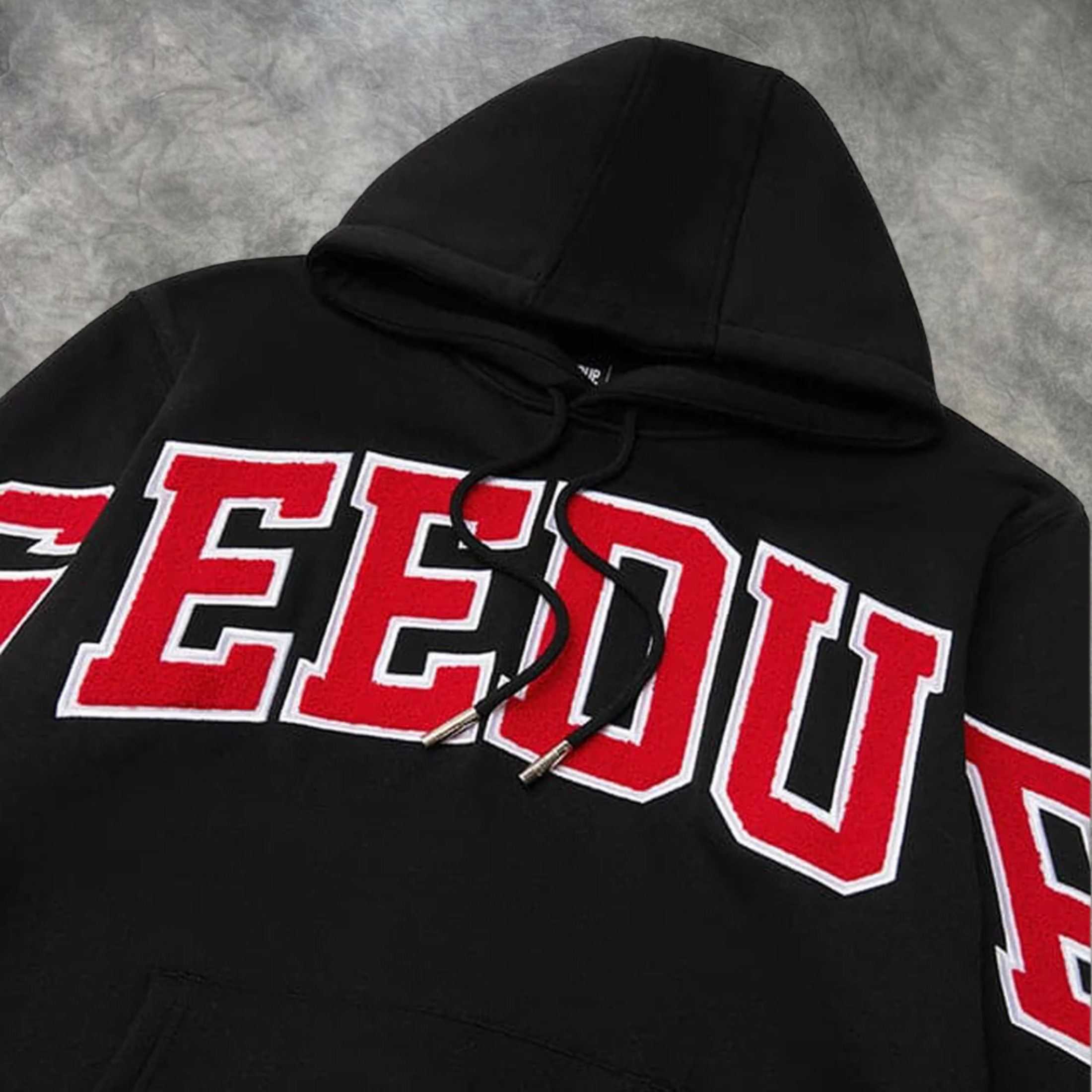 Elvare Club® Black/Red Hoodie