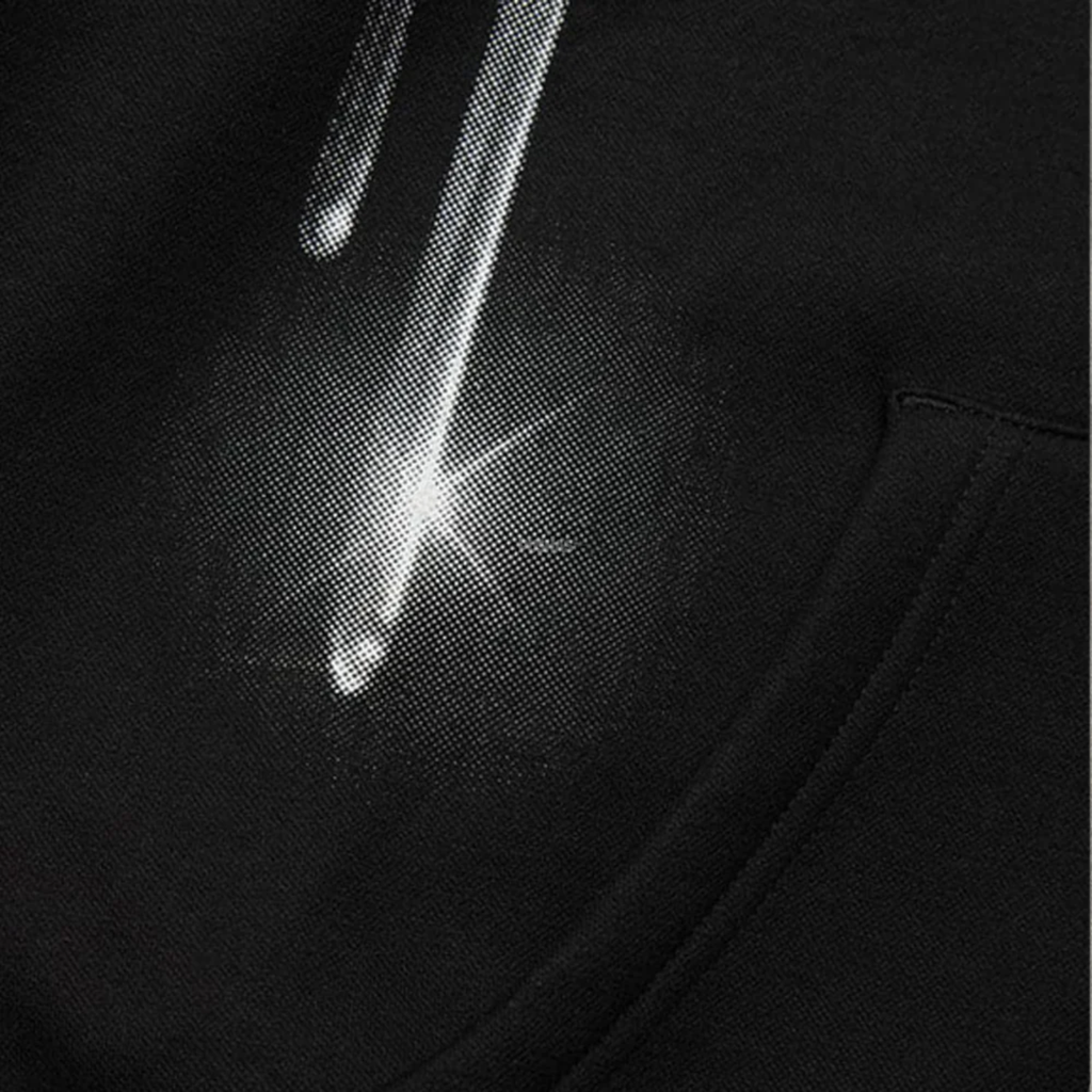 Elvare Club® Black/Sliver Print Hoodie